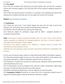 SOP for Analytical Balance Calibration | PDF | Weighing Scale | Weight