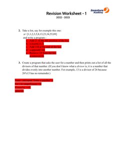 Python Coding Worksheet for Grade 7 | PDF | Computer Engineering ...