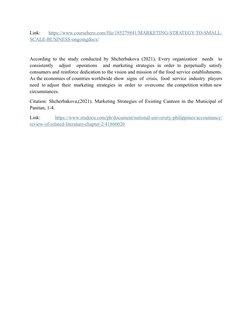 Link:
 https://www.coursehero.com/file/185279841/MARKETING-STRATEGY-TO-SMALL- (https://www.coursehero.com/file/185279841/MARK