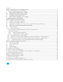 2 
Contents 
Chapter 1: Solving Equations and Inequalities (12 hrs) .......................................................
