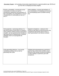 Dbt Formulation Example DBT Case Formulation Template | PDF | Dialectical Behavior Therapy ...