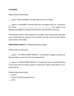 Standard Promissory Note Template | PDF | Interest | Promissory Note