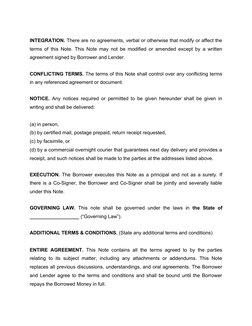 Standard Promissory Note Template | PDF | Interest | Promissory Note