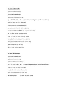 Ericsson 3G/4G/5G Command Guide | PDF | Telecommunications | Internet ...