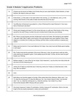 Grade 4 Module 5 Application Problems | PDF