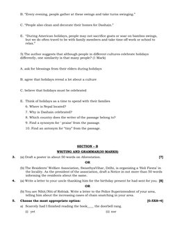 B. “Every evening, people gather at these swings and take turns swinging.” 
 
C. “People also clean and decorate their homes