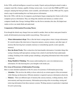 PRRoy/  Unit-1-Module-1 Page2 
In the 1950s, artificial intelligence research was trendy. Experts and psychologists aimed t