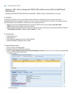 Fixing WSDL URL in SOAMANAGER | PDF | Proxy Server | World Wide Web