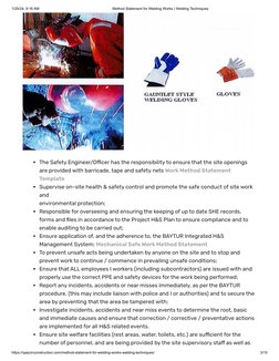 Welding Works Method Statement Guide | PDF | Welding | Construction