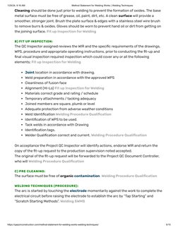 Welding Works Method Statement Guide | PDF | Welding | Construction