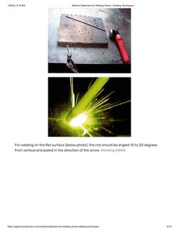Welding Works Method Statement Guide | PDF | Welding | Construction