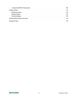 Create the UNPIVOT Expression
166
Testing a Query
173
Analyzing a Query
173
Testing a Query
173
Technical Details
175
Viewing