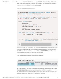 DTP Filter Values in BW/4HANA AMDP | PDF | Computer Science | Data ...