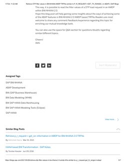 Dtp Values DTP Filter Values in BW/4HANA AMDP | PDF | Computer Science | Data ...