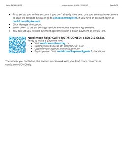 Coned Account Sign In Understanding Your Con Edison Bill | PDF | Cheque | Fee