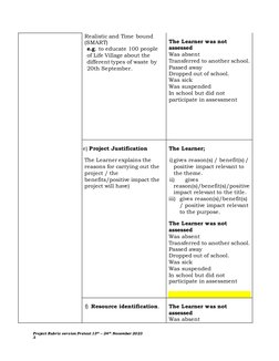 UNEB Project Assessment Tool Guide | PDF | Learning | Creativity
