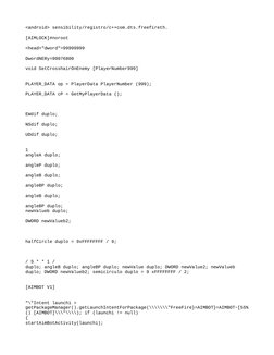 <android> sensibility/registro/c++com.dts.freefireth.
[AIMLOCK]#noroot
<head>"dword"=99999999
DwordNERy=99076800
void SetCros