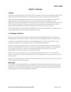 Sample Erosion and Sedimentation Control Plan | PDF | Storm Drain ...
