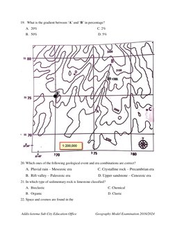 Grade 12 Geography Model Exam 2016 | PDF | Plate Tectonics | Climate Change