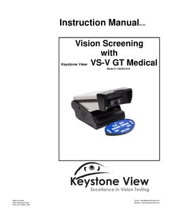 Vision Keystone Record Form Keystone Vision Screening Manual | PDF | Visual Acuity | Contrast (Vision)