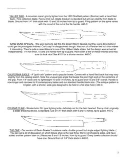 Printable Bowie Knife Templates PDF | PDF | Knife | Blade