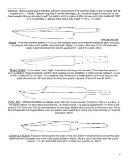 Printable Bowie Knife Templates PDF | PDF | Knife | Blade