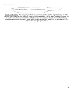 Printable Bowie Knife Templates PDF | PDF | Knife | Blade