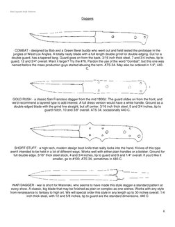 Printable Bowie Knife Templates PDF | PDF | Knife | Blade