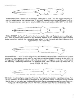 Printable Bowie Knife Templates PDF | PDF | Knife | Blade
