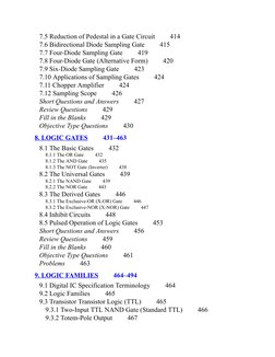 7.5 Reduction of Pedestal in a Gate Circuit.........414
7.6 Bidirectional Diode Sampling Gate.........415
7.7 Four-Diode Samp