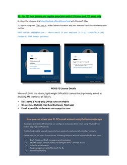 Tcs Email Log In TCS Email Account Setup Guide | PDF | Microsoft Outlook | Mobile App