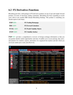 Bloomberg User Manual 6 | PDF | Swap (Finance) | Greeks (Finance)