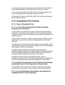 Model Master File Fda Drug Master File Guidelines Overview | PDF | Industries ...