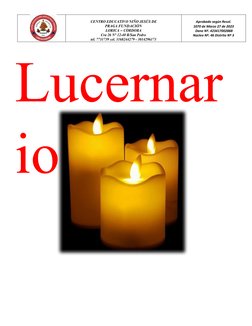 CENTRO EDUCATIVO NIÑO JESÚS DE
PRAGA FUNDACIÓN
LORICA – CÓRDOBA
Cra 26 N° 12-40 B/San Pedro
tel. 7731739 cel. 3168244279 - 30
