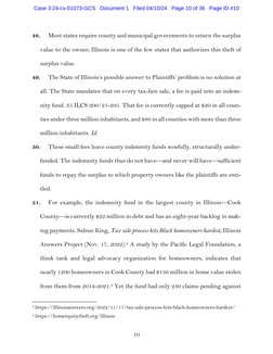 10
48.
Most states require county and municipal governments to return the surplus
value to the owner; Illinois is one of