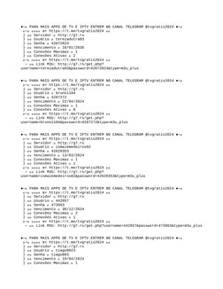 ●─➤ PARA MAIS APPS DE TV E IPTV ENTREM NO CANAL TELEGRAM @tvgratis2024 ●─➤
 ╭─➤ 𝗛𝗶𝘁𝘀 ʙʏ https://t.me/tvgratis2024 🔥🎸 
 