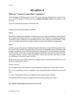 Cross-Text Connections in SAT Reading | PDF | Crop Rotation | Agriculture