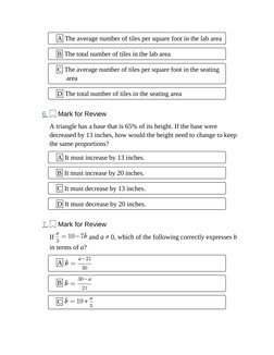 Hard SAT Math Module 2 Practice | PDF | Mathematics | Elementary ...