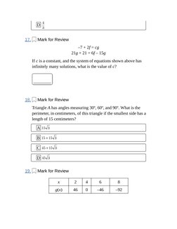 Hard SAT Math Module 2 Practice | PDF | Mathematics | Elementary ...