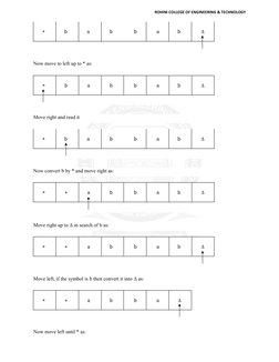 Now move to left up to * as: 
Move right and read it 
Now convert b by * and move right as:
Move right up to Δ in search of b