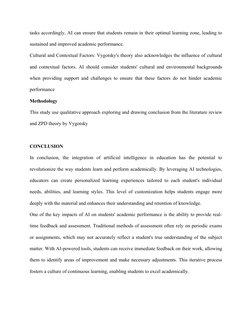 AI's Impact on Student Performance | PDF | Artificial Intelligence ...