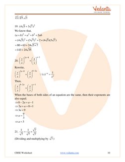 Class 9 Number System Worksheet PDF | PDF | Numbers | Rational Number