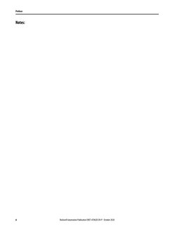 6
Rockwell Automation Publication ENET-AT002D-EN-P - October 2020
Preface
Notes:
