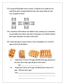 Grade 4 Mathematics Practice Worksheet | PDF