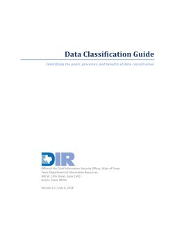 Data Classification Guide Overview | PDF | Classified Information ...