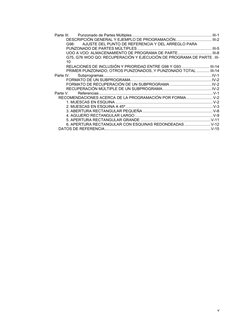 v
Parte III. 
Punzonado de Partes Múltiples ......................................................................... III-1
