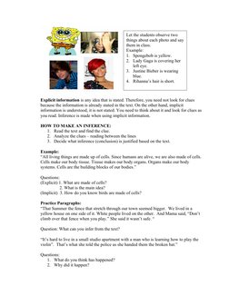 Grade 11 Reading and Writing Lesson Plan | PDF | Inference | Learning
