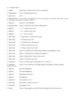 // ==UserScript==
// @name         [Working] linkvertise and krnl bypasser
// @namespace    http://tampermonkey.net/
// @vers