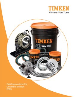 RODAMIENTO DE BOLAS Catalogo de Rodamientos Timken Multimarca | PDF | Eje | Tracci&oacute;n ... 1.jpeg  