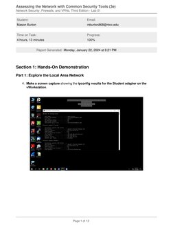 Network Assessment with Security Tools | PDF | Firewall (Computing ...